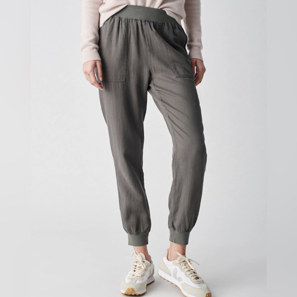 Faherty Arlie Day Pants olive green size medium